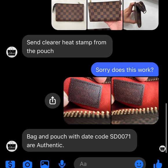 Authentic vintage Louis Vuitton bucket bag pouch. No generic chain. - Picture 9 of 16